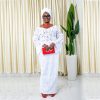 VOH SERIES BLOUSE AND WRAP SKIRT WHITE